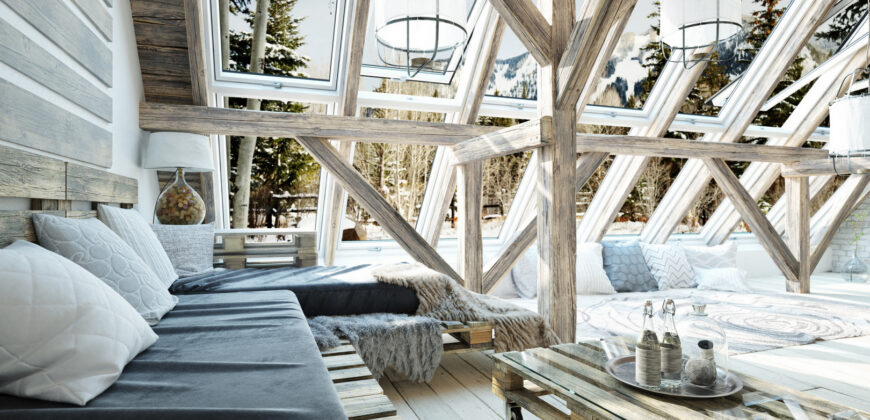 Bright fully renovated chalet